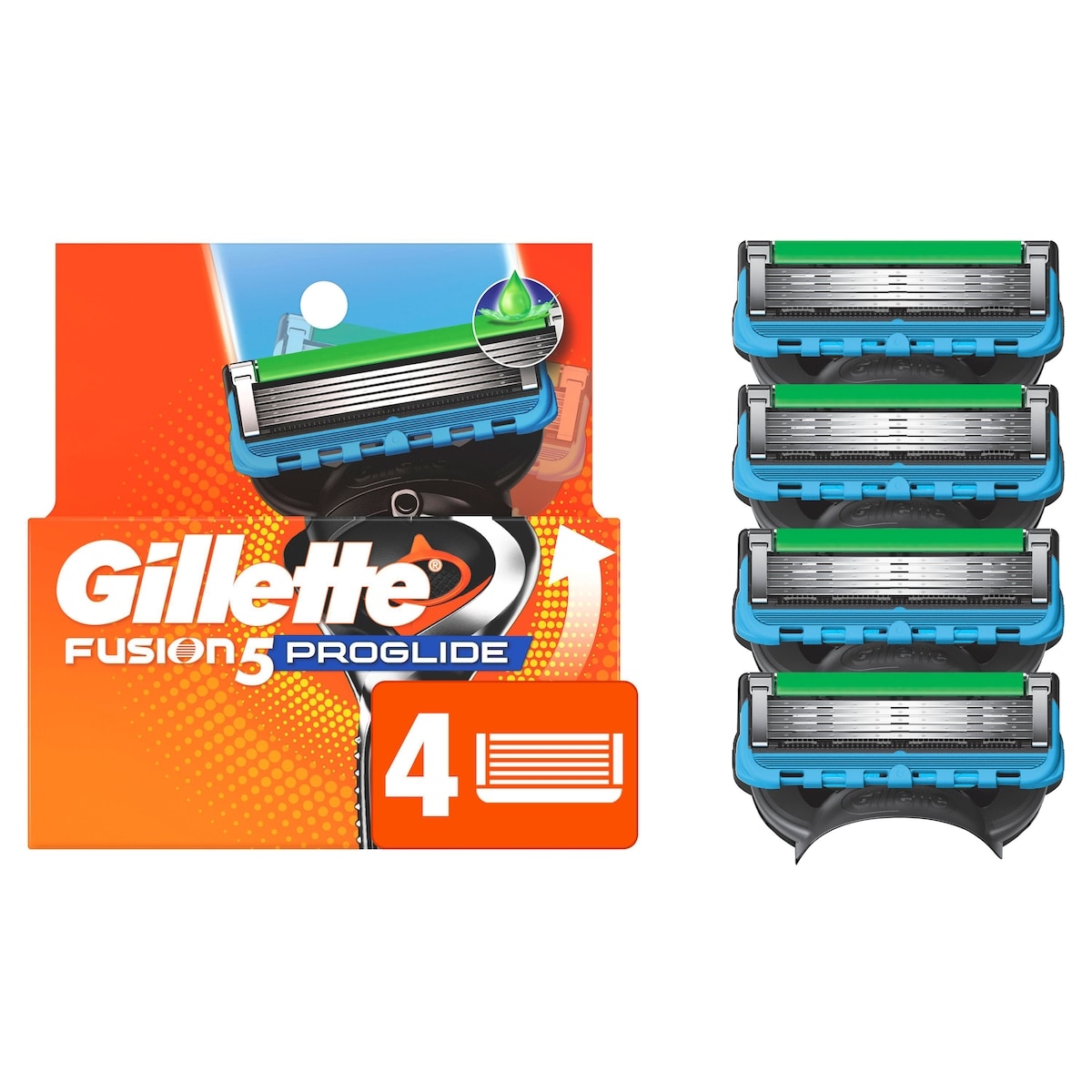 Gillette proglide 4 cartridges . Fits all Gillette Proglide Sheild, Proglide and Fusion Razors
