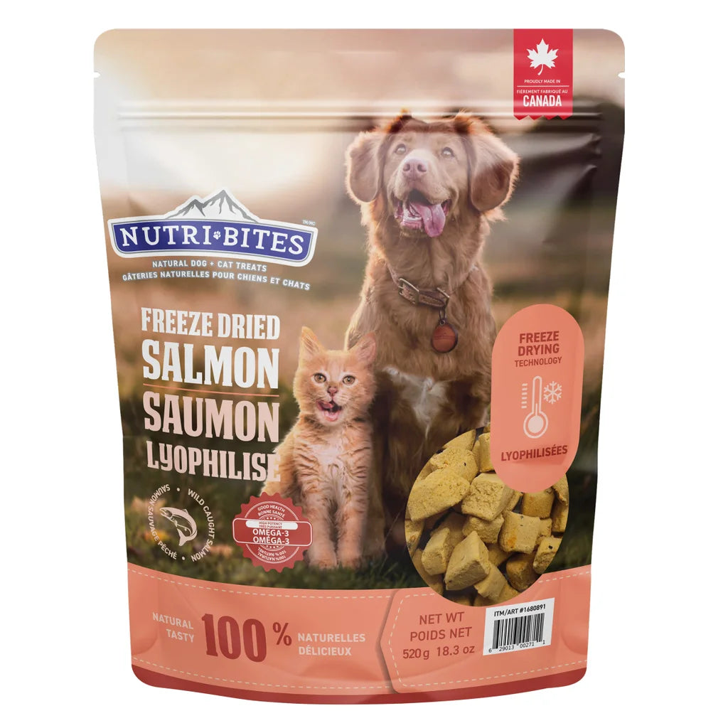 Nutribites Freeze Dried Salmon 520g