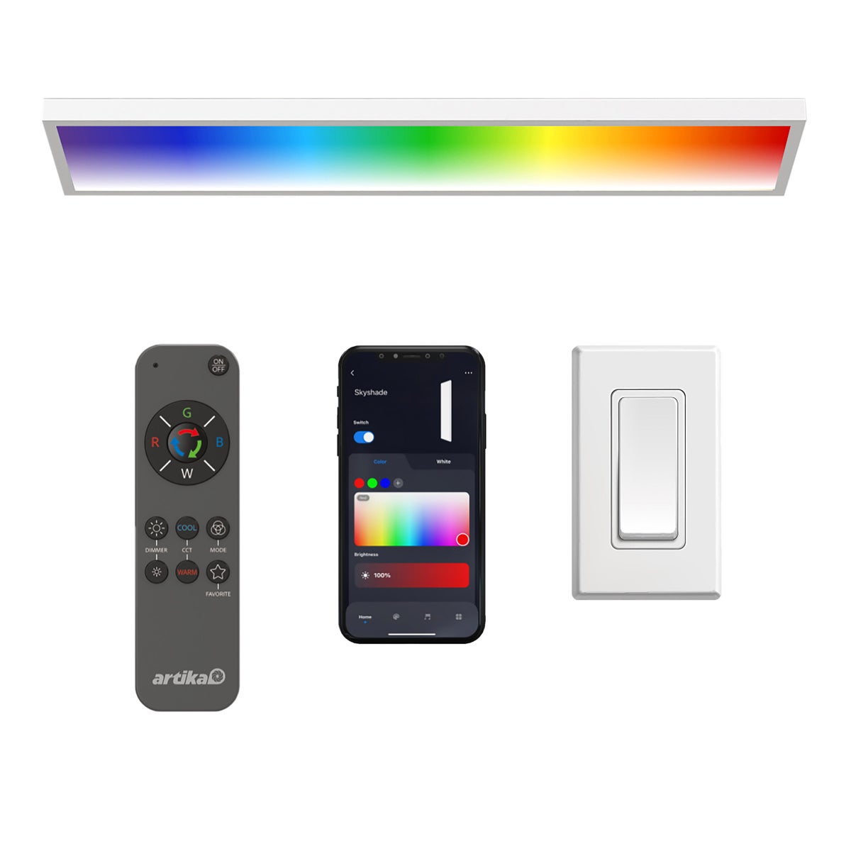 Artika Skyshade 1' x 4' Smart LED Lighting Panel
