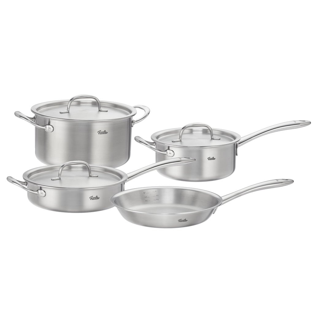Fissler M5 Pro-Ply Stainless Steel 5-ply Cookware Set, 7-pieces