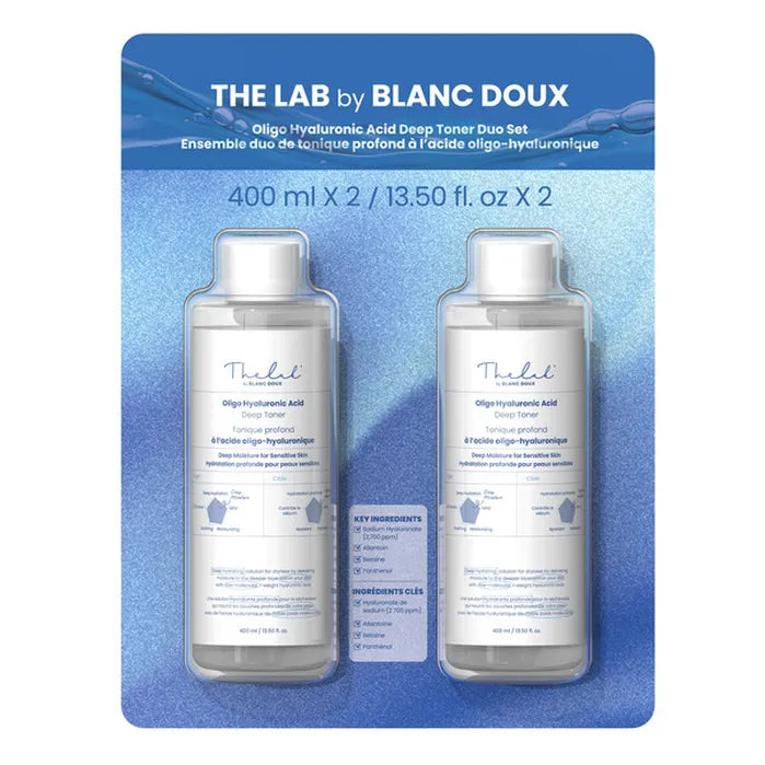 THE LAB by BLANC DOUX Oligo Hyaluronic Acid Deep Toner, 400 mL, Single Bottle
