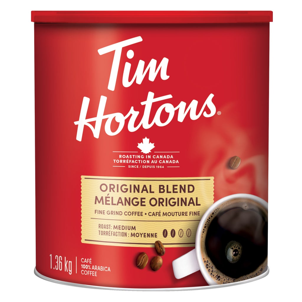 TIM HORTONS ORIGINAL BLEND COFFEE 1.36 kg