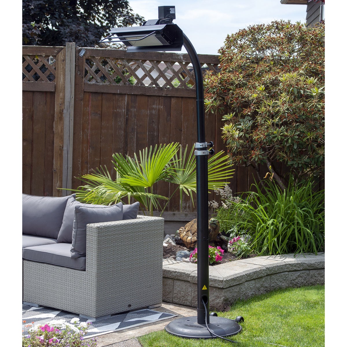 Paramount Telescopic Infrared Patio Heater, Black