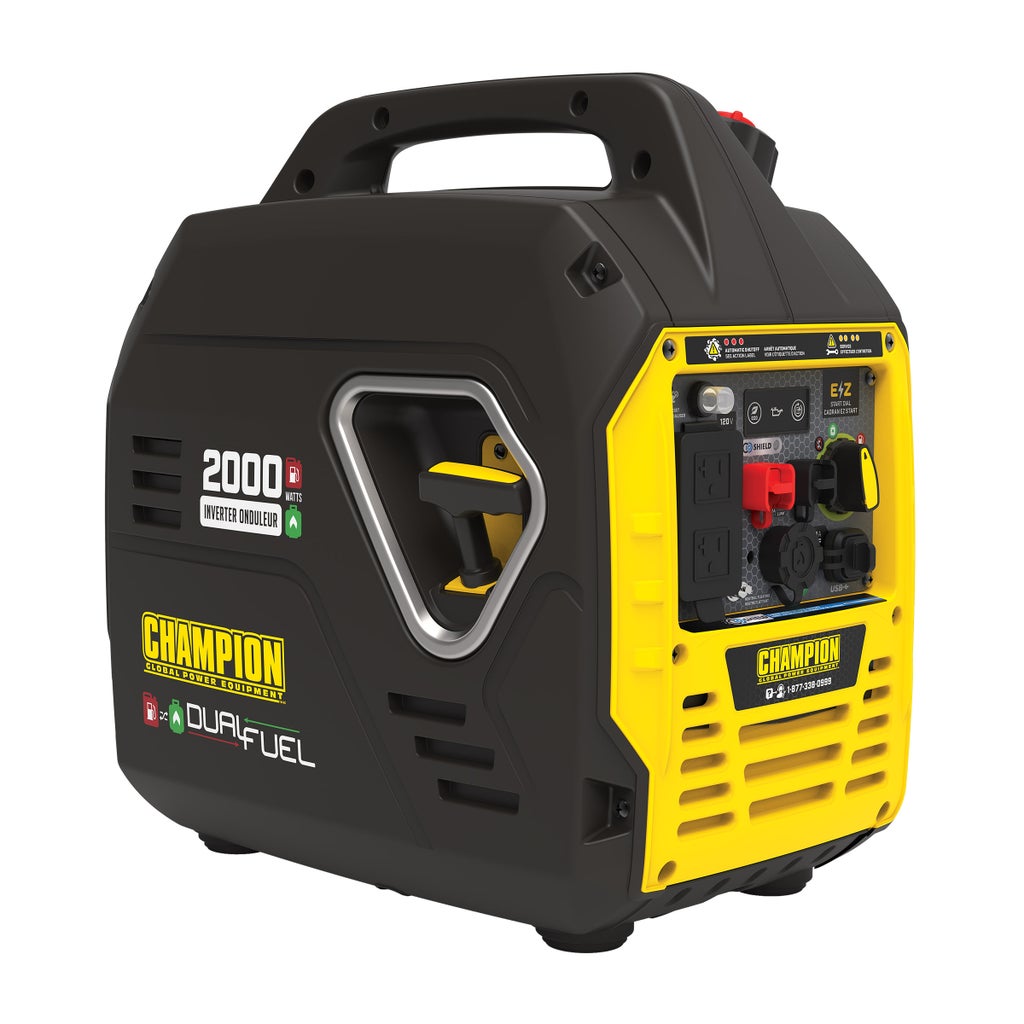 Champion 2000 Watt DUAL FUEL Ultralight Portable Inverter Generator