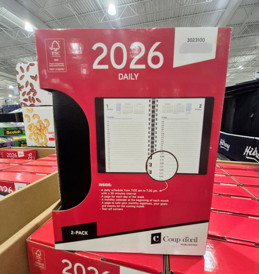 Coup D'Oeil 2026 English Business Planner, Single Planner