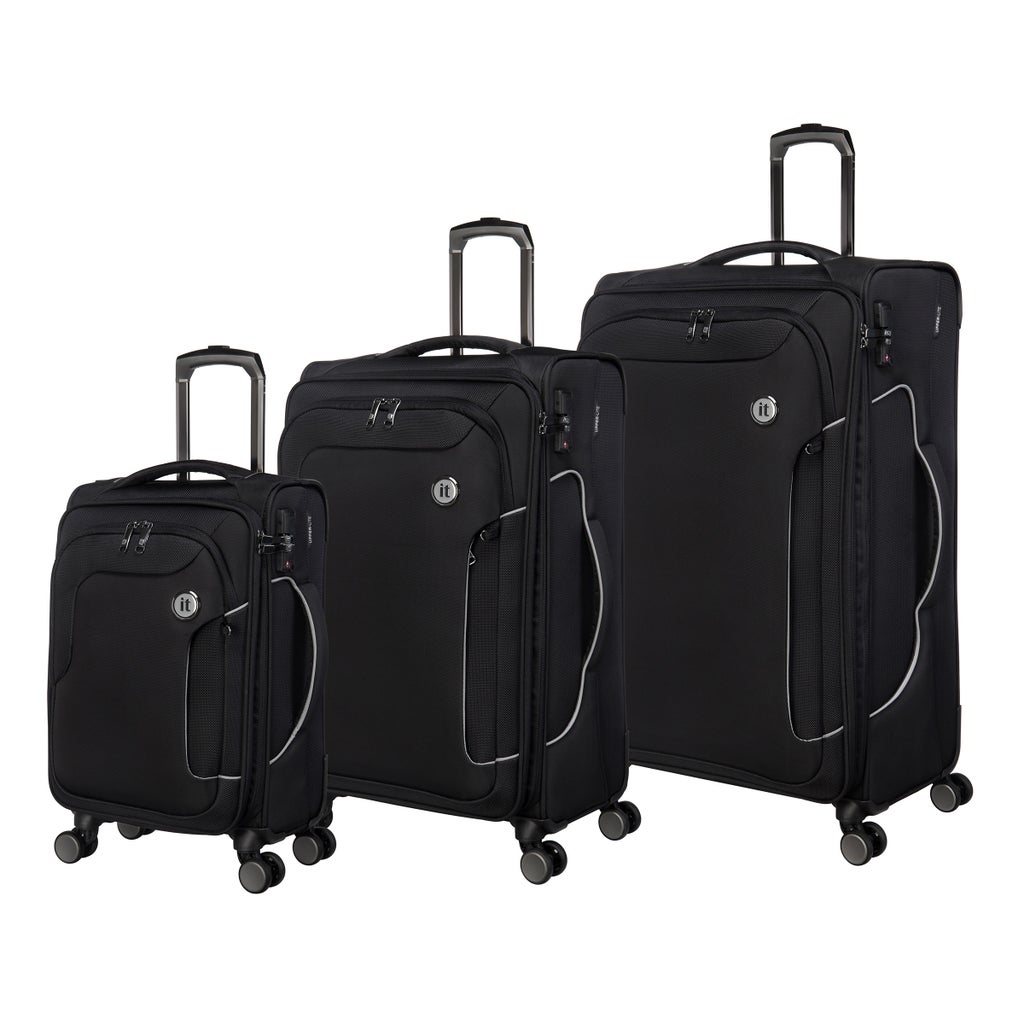 It Luggage Teleported 3-Piece Softside Luggage Set
