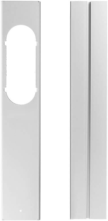 Adjustable Universal Mobile Air Conditioner Window Sealing Plate Baffle for Sliding Window or Sliding doors (Black)
