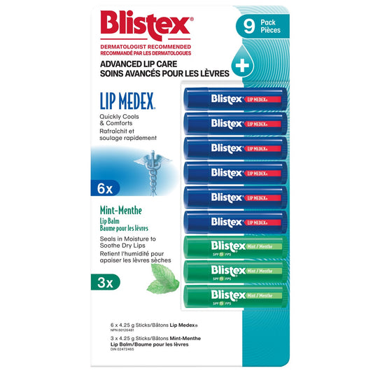 Blistex Lip Balm Pack Of 9