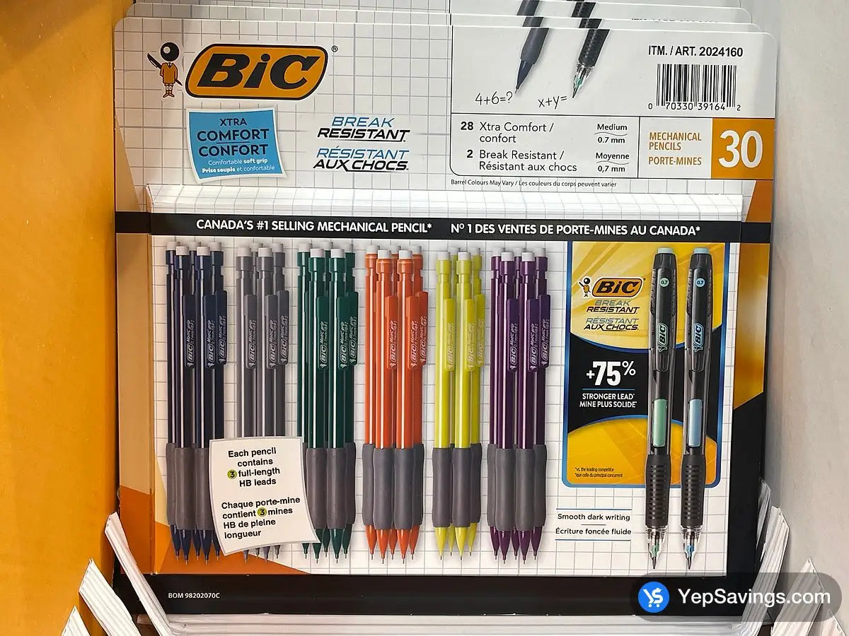BIC Mechanical Pencils, Incomplete Pack