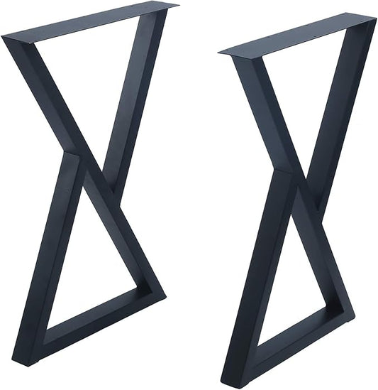 Triangle Metal Table Legs, 28 in. × 17.7 in., Set of 2