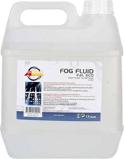 ADJ F4L ECO Water-Based Fog Fluid, 4 L