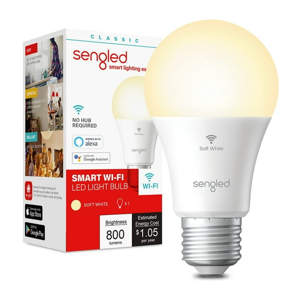 Sengled Smart Bulb, Soft White, 60 W Equivalent