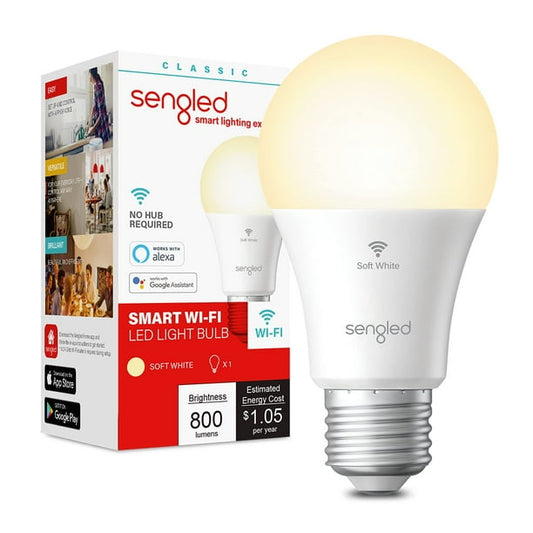 Sengled Smart Bulb, Soft White, 60 W Equivalent