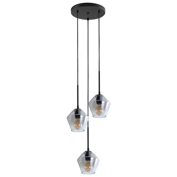Empire Grammercy 3-Light Pendant, Matte Black