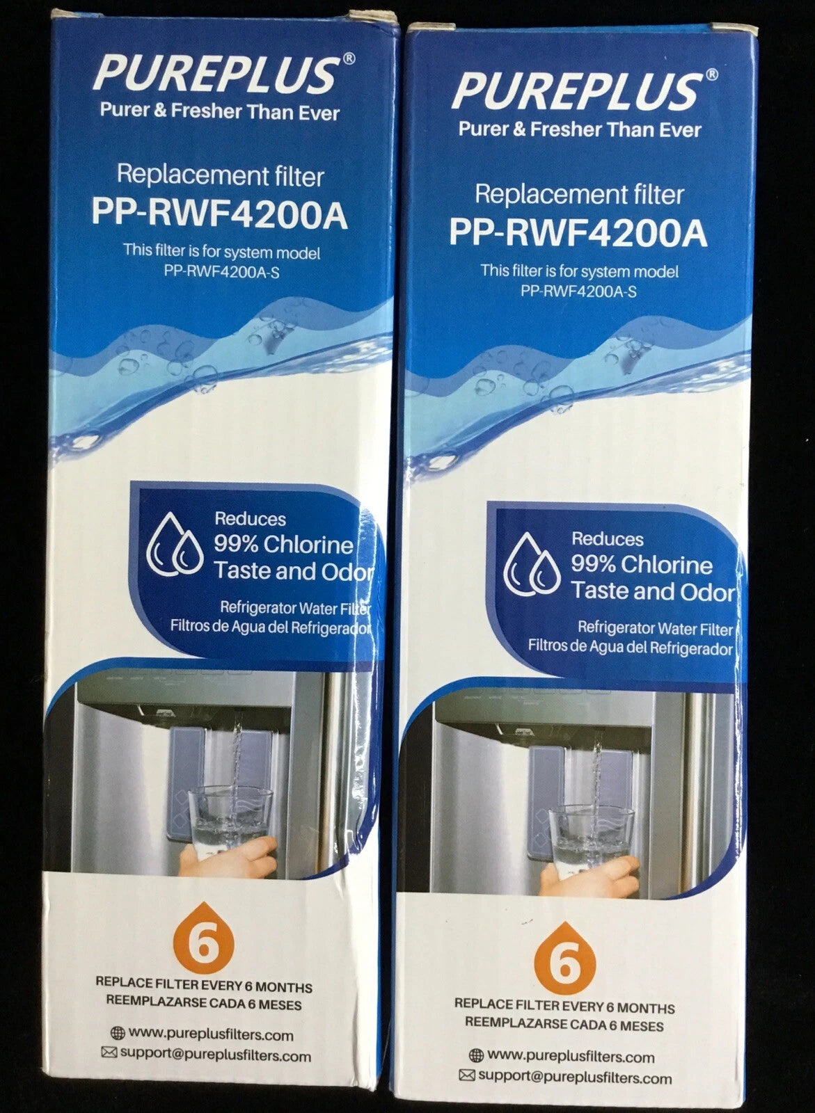 Pureplus PP-RWF4200A Replacement Filters, 3-Pack