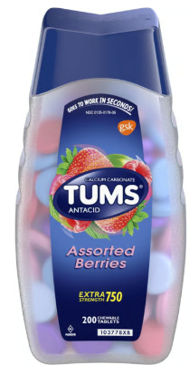 TUMS EXTRA STRENGTH 200 TABLETS