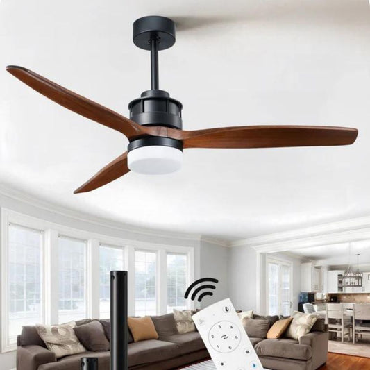 EDISHINE 52 in. Ceiling Fan with Light, Remote Not Included