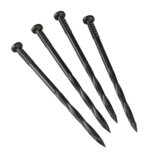 8-inch Poly Nails in Black(8-Pack)