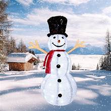 snowman christmas light