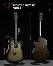 Donner beginner Acoustic Electric guitar kit