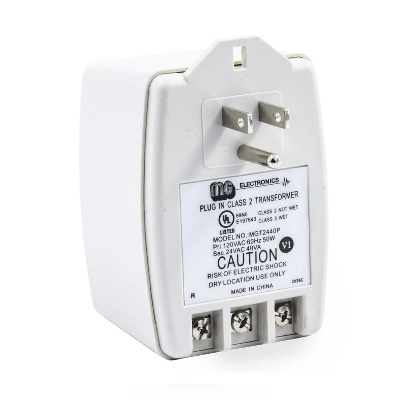 MG Electronics MGT2440 24 VAC 40 VA Class 2 Transformer